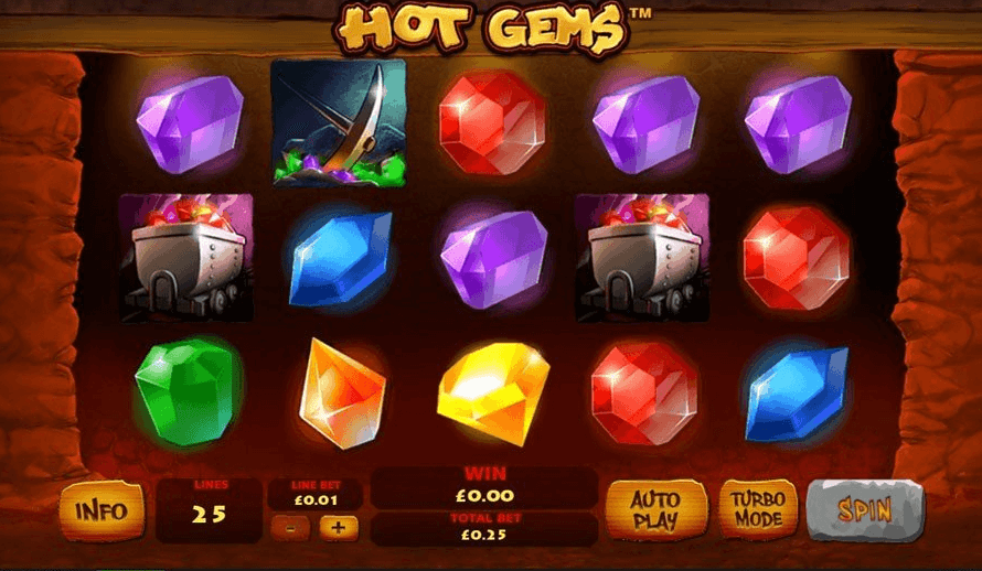 Игровой автомат Hot Gems от Playtech